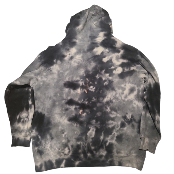 OREN KASH Men's Evolving Pullover Hoodie Tie Dye XL Black Grey White - Picture 5 of 10